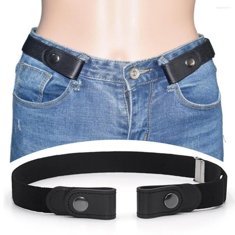 B￤lten 8 stilar sp￤nnefritt midjeb￤lte f￶r jeans byxor ingen sp￤nne stretch elastiska kvinnor/m￤n kr￥ngel droppe