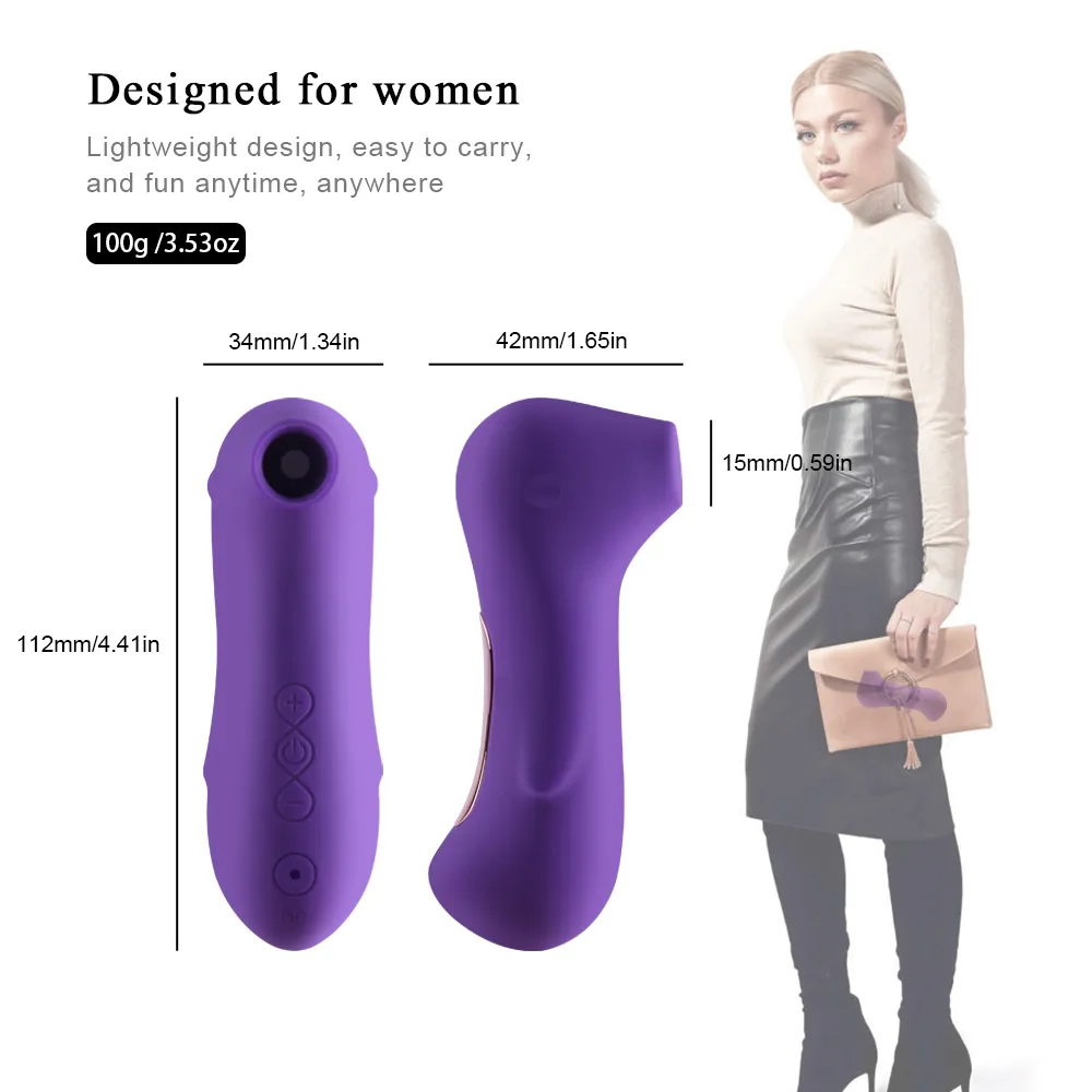Vibrator With Heating And Sucking Function For Clitoris Stimulation_voghion.com