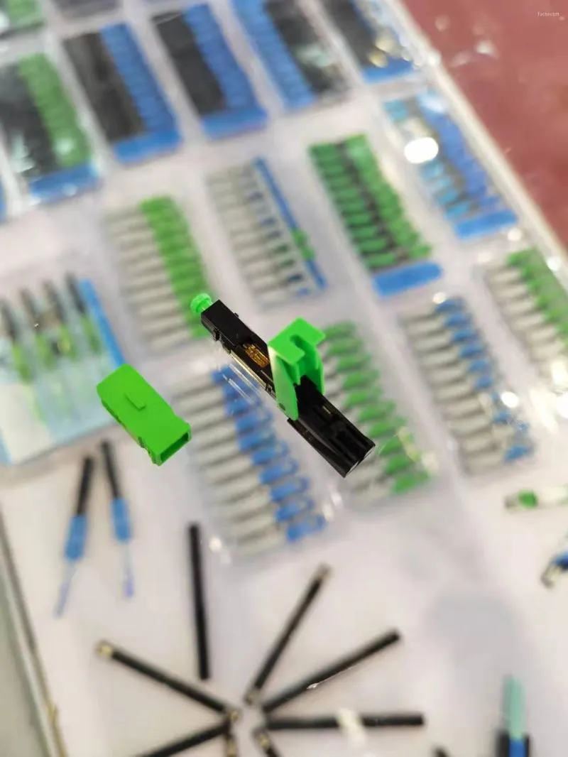 Fast Connector For FTTH SM Fiber Optic Splicing Supplies With SC APC ...