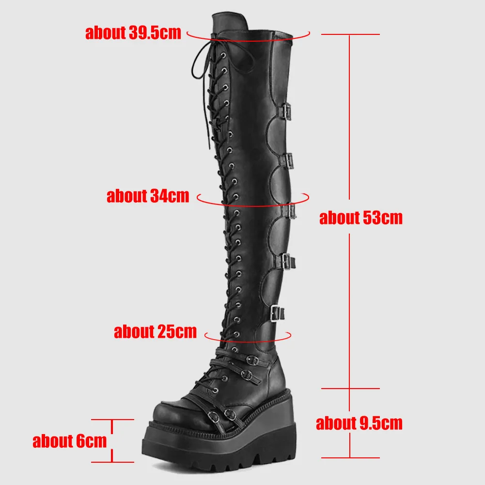 Botas De Gladiador De Cuero, Botas De Plataforma Alta, Botas Steampunk, Botas De Plataforma Para Mujer, Zapatos Góticos, Cuñas De Cuero, Botas De Tiras - México