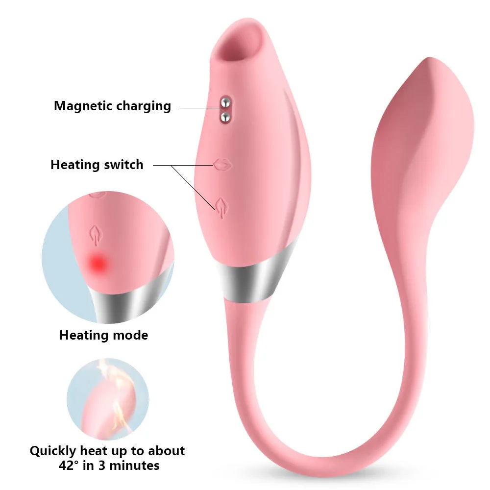 Vibrator With Heating And Sucking Function For Clitoris Stimulation_voghion.com