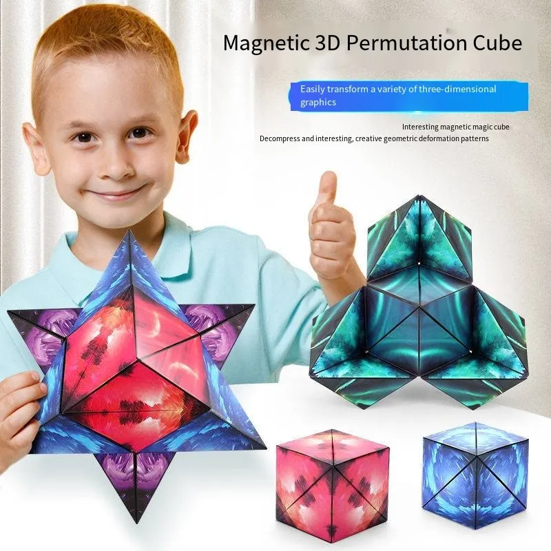 Wholesale 3D Octahedron Diamond Snake Cube Puzzle With Magnetic