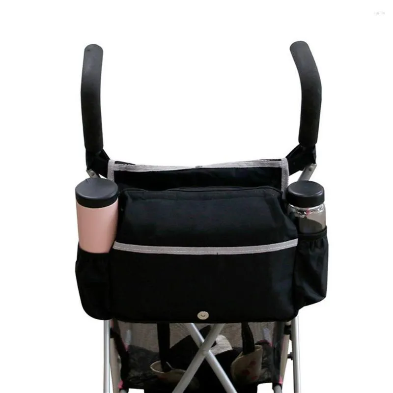 Autoorganisator aluminium legering anti-diefstal sport banden klepkappen achterbank rugzak hangable opbergzak voor kinderwagen