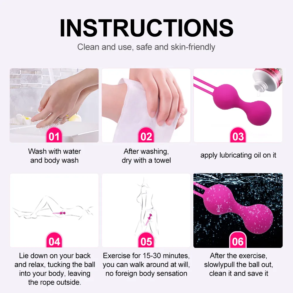 Huevos/balas juguetes sexuales l juegos de bolas para mujeres ejercitador de músculos Kegel chino entrenador de Geisha femenino_voghion.com