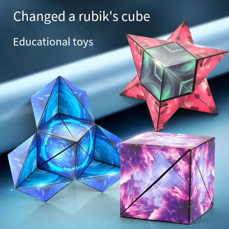 Wholesale 3D Octahedron Diamond Snake Cube Puzzle With Magnetic
