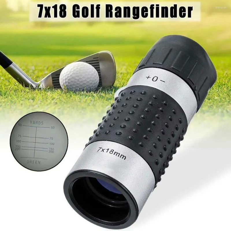 Golf Training Aids Optique Télescope Télémètre Portée Yards Mesure Roulette Mètre Télémètre Distance Extérieure Monoculaire E8b9