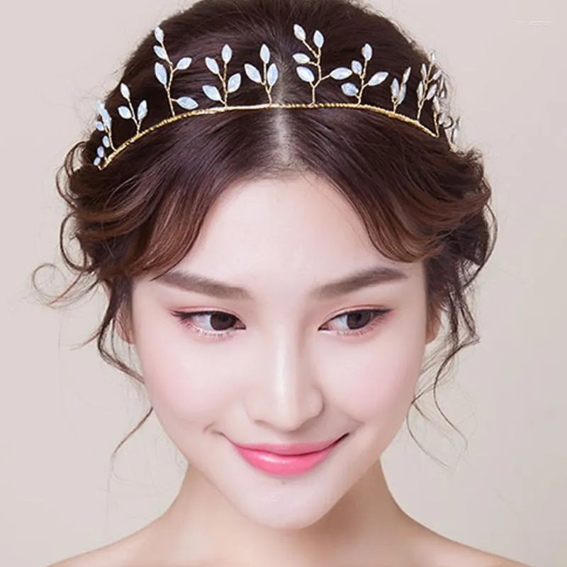 Coiffes Strass Mariage Accessoires De Cheveux De Mariée Princesse Couronne Banquet Coiffe Cristal Brillant Bijoux De Cheveux Pour Femmes Ou FilleCasque