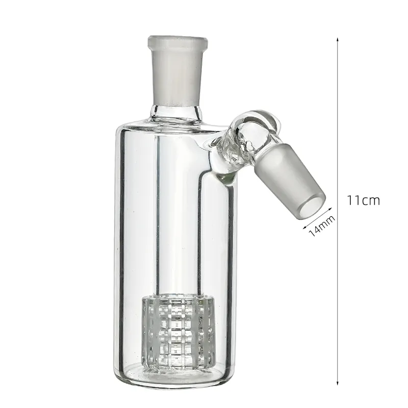 Showerhead Recycler Ash Catchers Smoking Perc Glass 45 or 90 Degree Joint Catcher Collector 14mm Male For Bongs Hookah Water Pipe Accessories Color