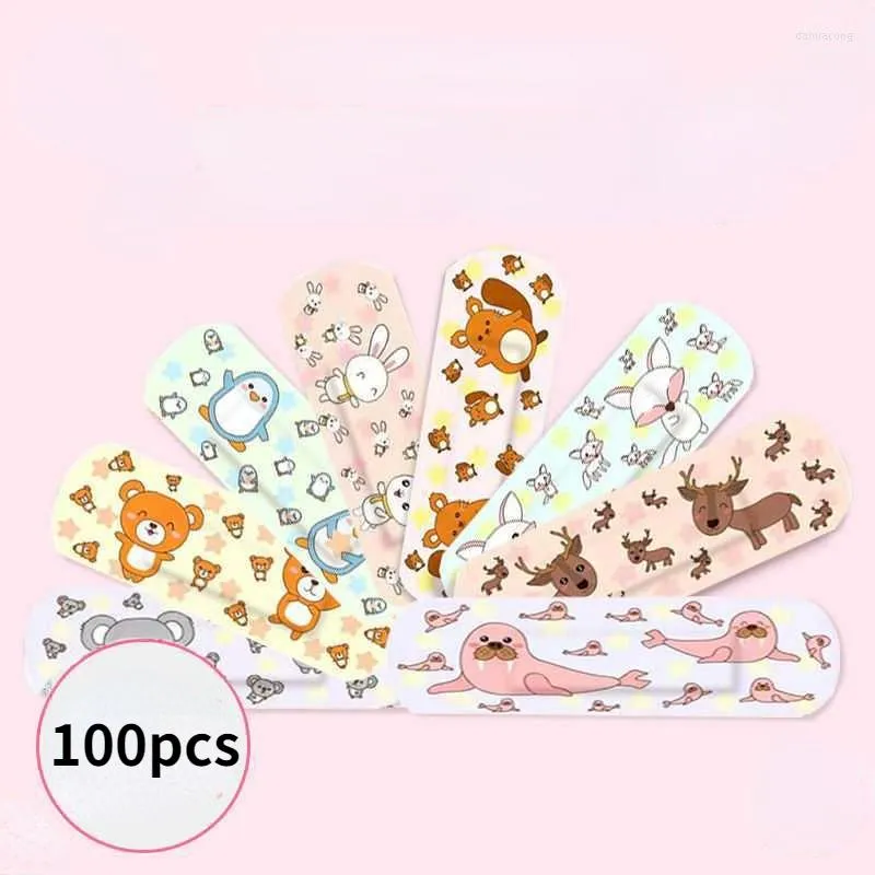 Gadget da esterno 100 pz/set Modello Adesivo Intonaco Benda Adesivo Impermeabile Traspirante Bandaidi Bende Carine Primo Kit