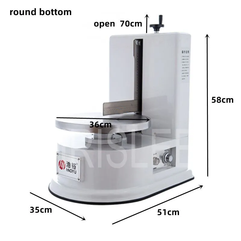 Automatic Cake Coating Machine Adjustable Height & Speed, Round Cake ...
