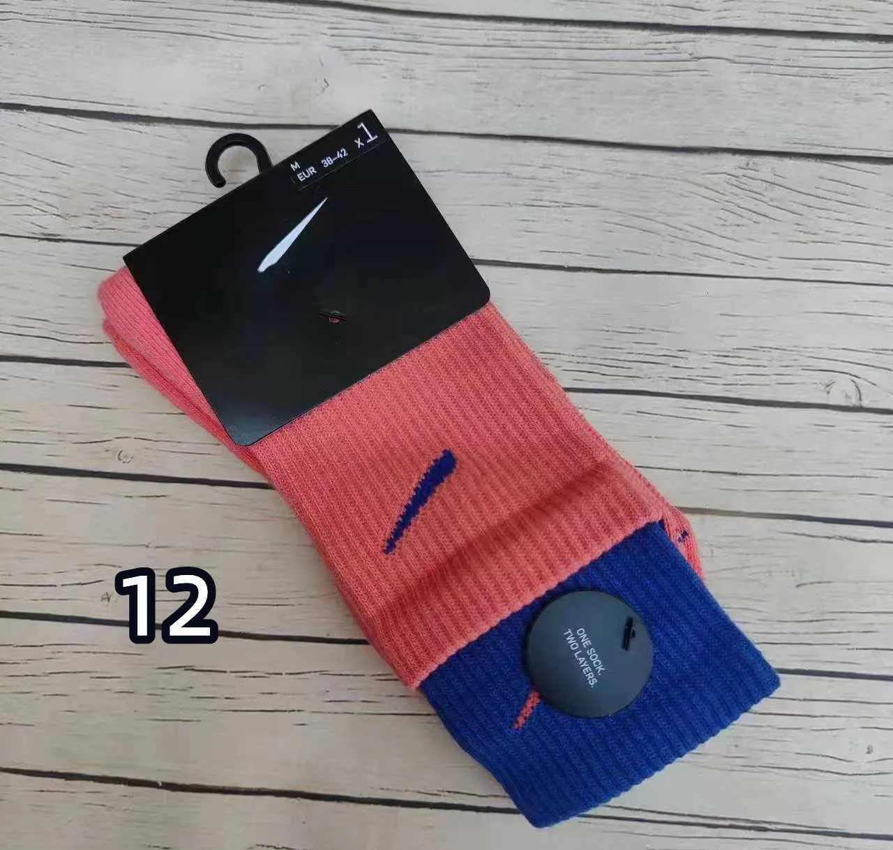 Calcetines deportivos transpirables informales de tubo medio para correr de algodón de marca a la moda para hombre y mujer calcetín suave M5OJ