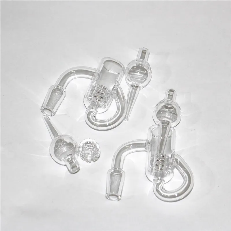 Quartz Diamond Knot Insert Nail Accessoires pour fumer Diamants amovibles Dnot Od 19,5 mm Fit Loop Quartz Banger pour les plates-formes pétrolières en verre Bong