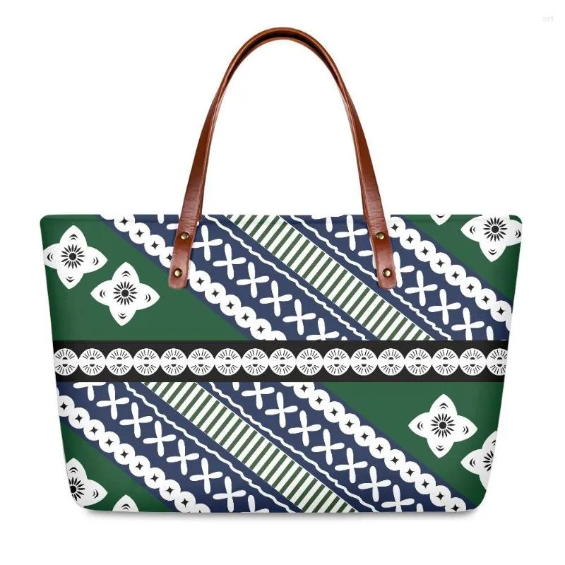 Duffel Bags Cumagical Polynesian Traditional Tribal Custom Mode Tribe Design Luxury Large Capacity Shoulder For Women