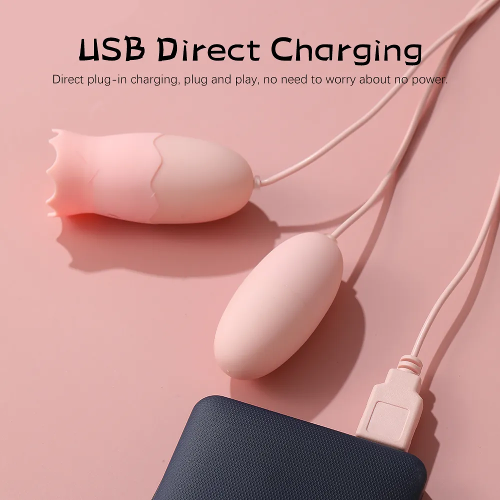 Eggs/Bullets 20 Frequency Dual Vibrating Egg Remote Control Tongue Licking Femal Masturbation Clitoral G-point_voghion.com