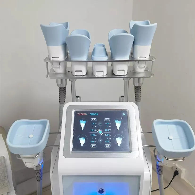 أعلى المبيعات 7 مقابض 4D Cool Body Sculpting Slimming 360 Cryolipolysis آلة تجميد الدهون