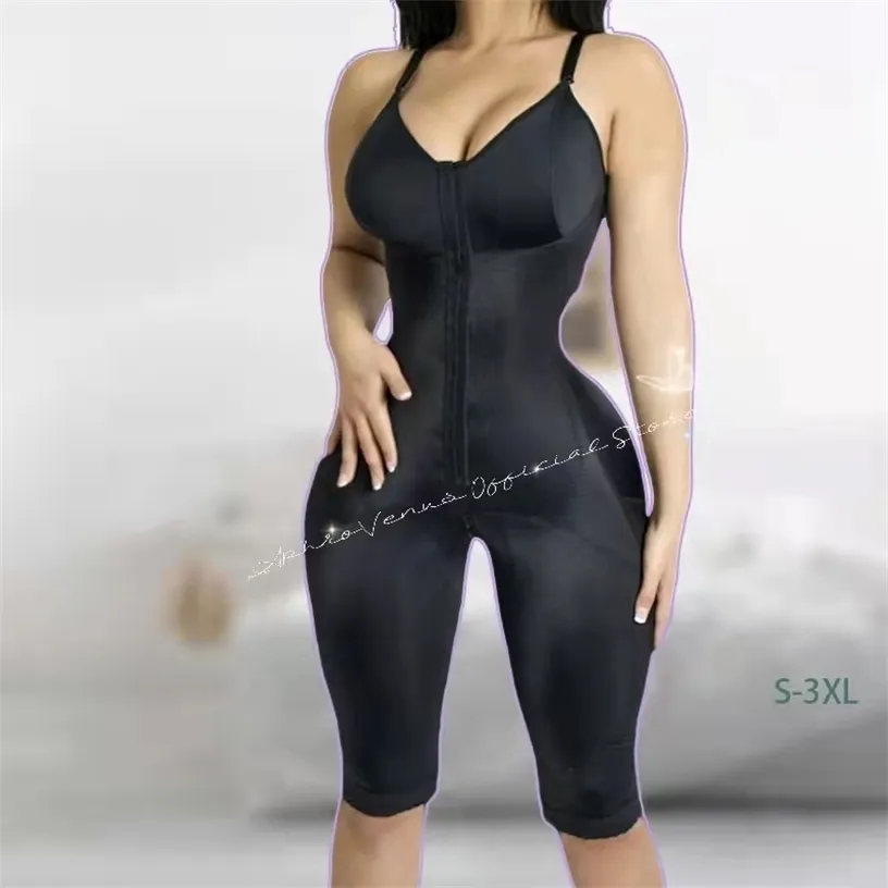 Fajas Colombianas Originale haute Compression minceur contrôle ventre vêtements fermeture avant fesses bout à bout Shaper 220318