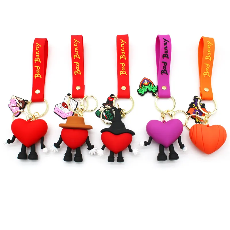 Llaveros De PVC Correas De Bad Bunny Hebilla Suave Decoraciones Encantos  Para Niños Diseñador Bolsa De Dibujos Animados Colgante De 1,39 €