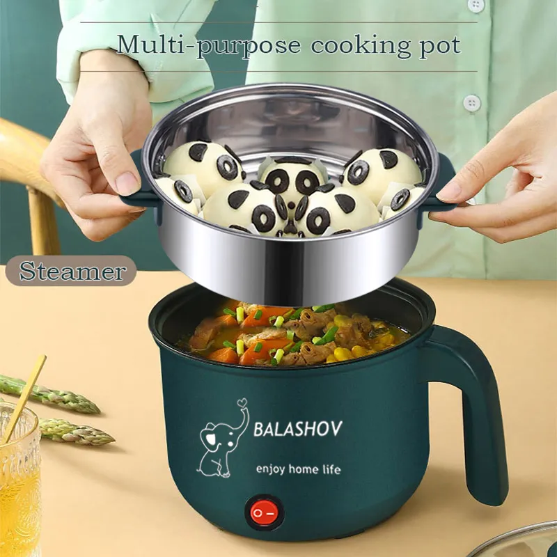 Factory Direct Double-Layer Electric Hot Pot Stainless Steel Steamer  Dormitory Electric Steamer Home Small Cooking Pot - China Stainless Steel  Steamer Cooking Pot and Electric Cooking Pot price