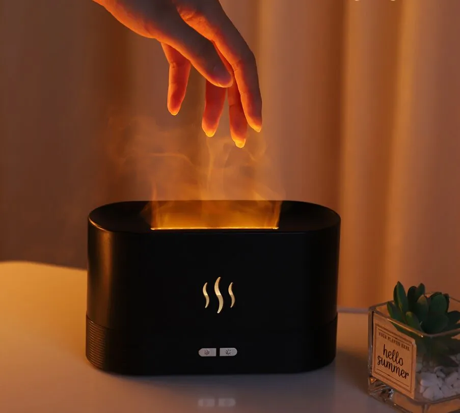 Party Supplies Kinscoter Aroma Diffuser Air Humidifier Ultrasonic Cool Mist  Maker Fogger Led Essential Oil Flame Lamp Difusor