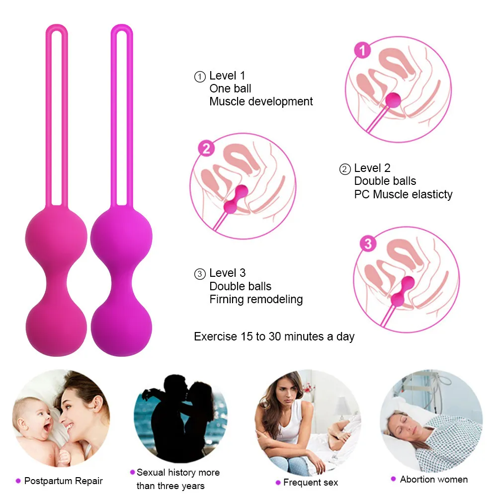 Huevos/balas juguetes sexuales l juegos de bolas para mujeres ejercitador de músculos Kegel chino entrenador de Geisha femenino_voghion.com