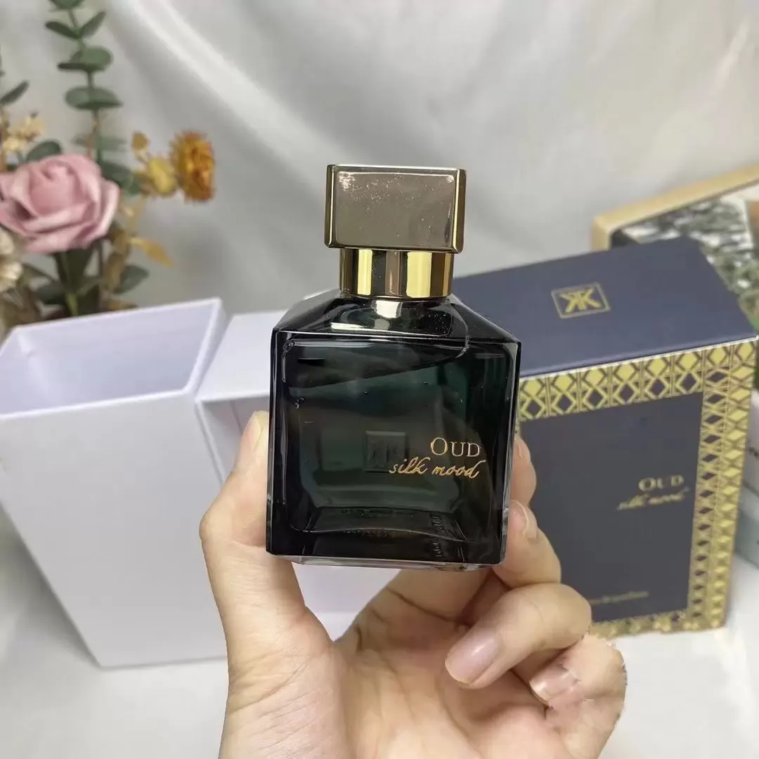 perfume oud Maison designer silk mood 70ml Bacarat Extrait Eau De Parfum Paris Fragrância Homem Mulher Colônia Spray cheiro bom Longa duração Duração envio rápido