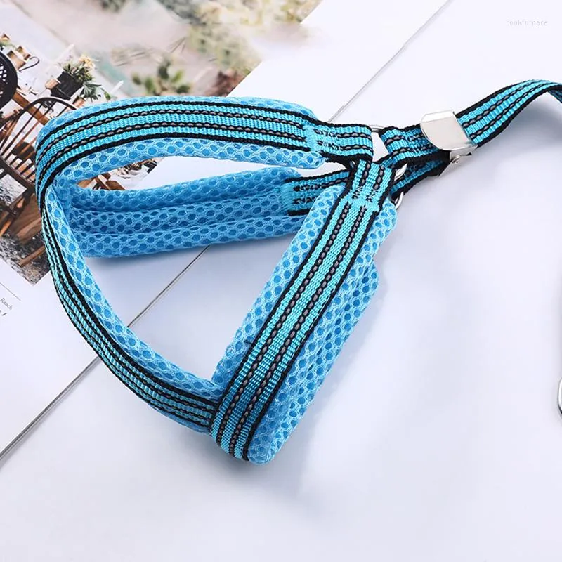 Dog Collars Reflective Breathable Y-shaped Pet Harness Adjustable Soft Strip Chest Mesh Webbing Supplies