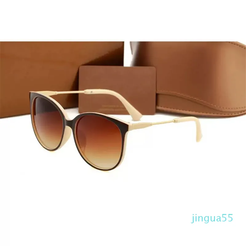 Sunglasses Mens Women Designer Round Fashion Gold Frame Glass Lens Eyewear