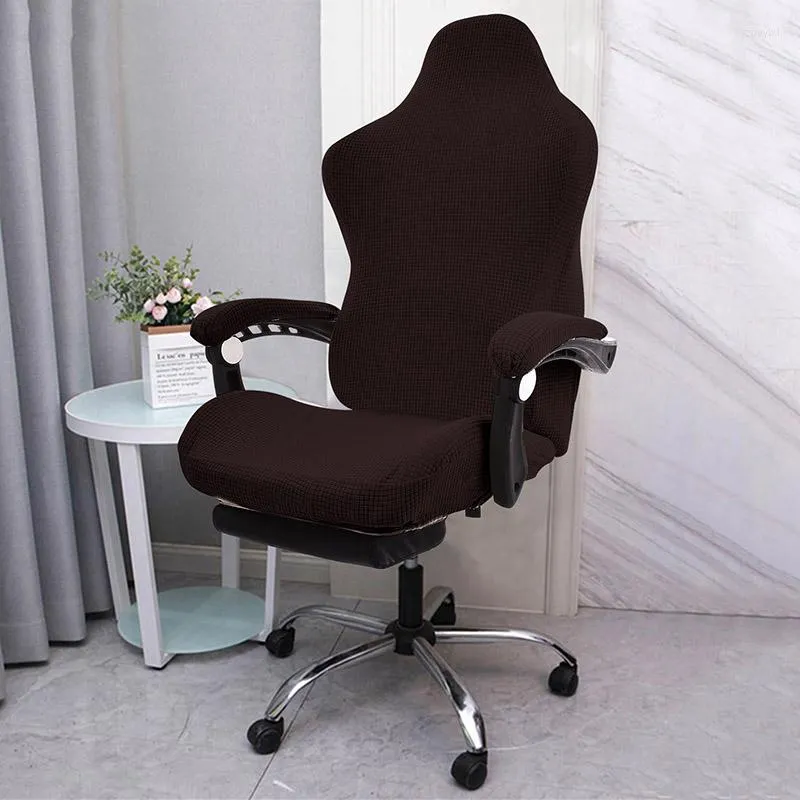 Chair Covers Office Cover Spandex Elastische gamingstoelen Racing fauteuil stoelkoffer computer krukje slipcovers housse de chaise