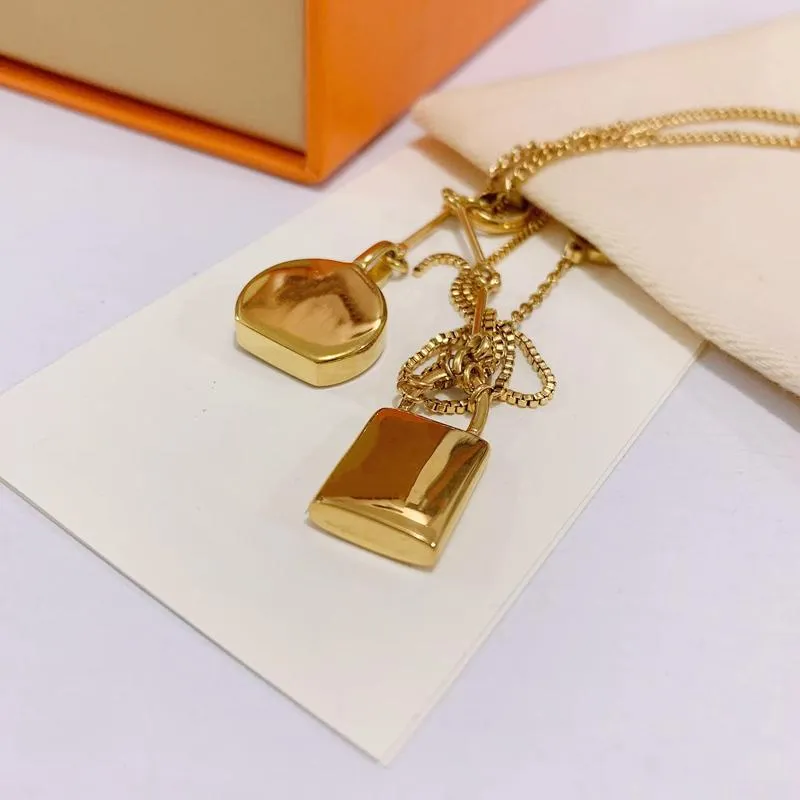 fashion Luxury Pendant Necklaces designer for Man Woman Highly Quality Women Party Wedding Lovers gift hip hop jewelry With box aimeishopping