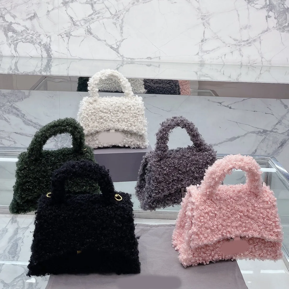 Klepsydra torba zimowe crossbody luksusowe designerskie torby marki mody torebki na ramię Kobiet liste