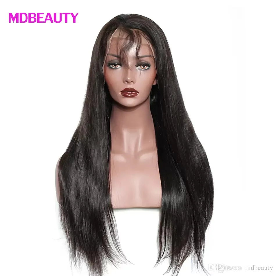 Silk Base Full Lace Human Hair Lace Wigs 100% Remy Straight Body Wave Alla texturer tillgängliga