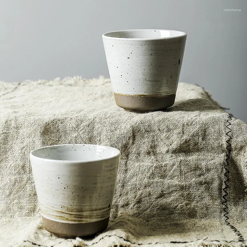 Muggar keramisk kopp 230 ml japansk te kaffe mugg keramik koppar teacup master container dricks tesevaror dekor hantverk gåva