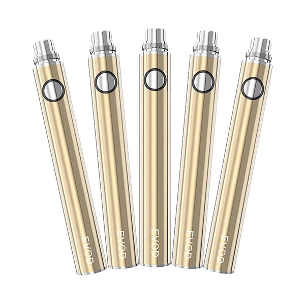 Golden Vaporizer E Cig Vapor Kit 510 Oliepatroon Vape Batterijen Vairbare spanning Slim Pen Voorverwarming Evod Batterij