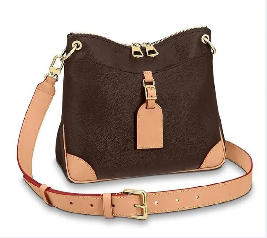 WOMENS CLASSIC ODEON MM CASSO CHUADA CHUADA CAFAS IN IL VERO MIRNO DI MARCHIO DI MARCHIO CROVE CrossBODY TOTHE 45355 con tag con un sacchetto di polvere di marca e numero di serie