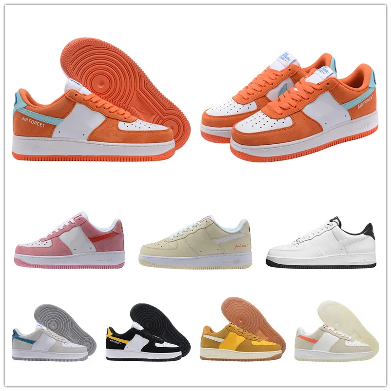 Air Sports sneaker Shoes Running Roller Tennis Runner Basketball Training Walking Forces 1 Second-layer cowhide High-Quality shoes WOMEN MEN EURO 36-45 AF1X021