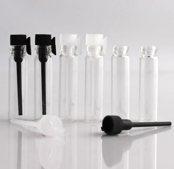 10000pcs/лот 1 мл 2 мл мини -стеклянные духи флаконы образцов духов бутылки для эфирных масел Parfume sn399