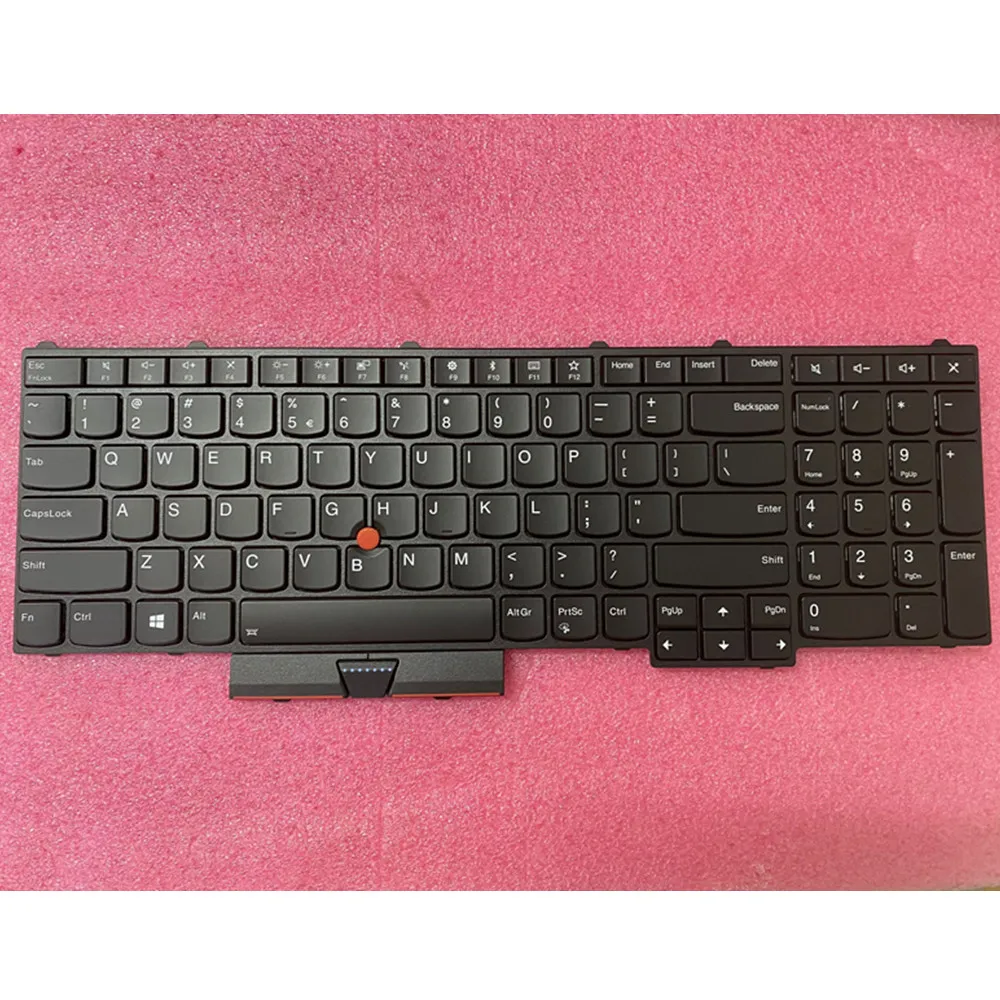 Lenovo ThinkPad P51 P71 01HW200 01HW282 01HW312 용 New Palmrest 백라이트 키보드