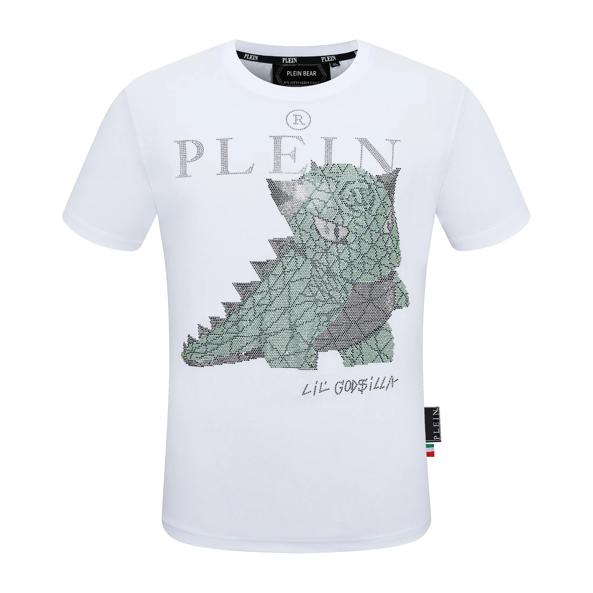 Plein Bear T-shirt Mens Designer Tshirts Vêtements de marque Rhingestone Pp Skull Men T-shirt Round Neck Ss SSONES CLASSIQUES HIP HOP STREETWEAR THIRT TOP TEES PB 160649