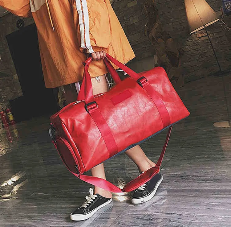 Satchel Luxury Duffle Bags 남자와 여자 대용량 여행 가방 대각선 크로스 디자이너 수하물 요가 저장 핸드백