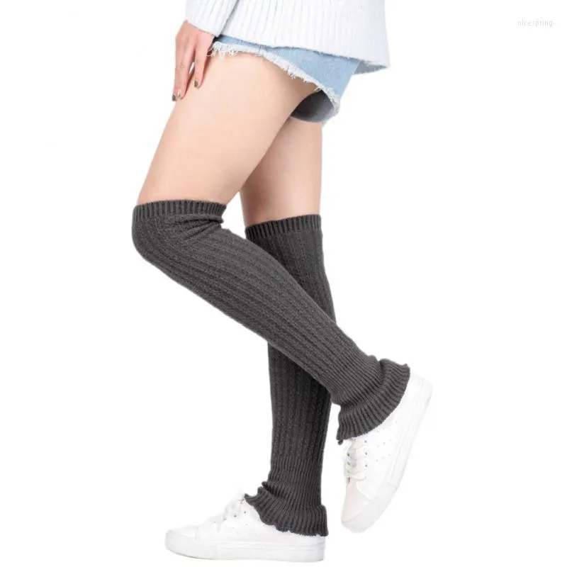 Sports Socks Lady Knee High Leg Warm Sock Women Knit Long Autumn Winter Lolita Cosplay Gothic 2022 Year Christmas Gift