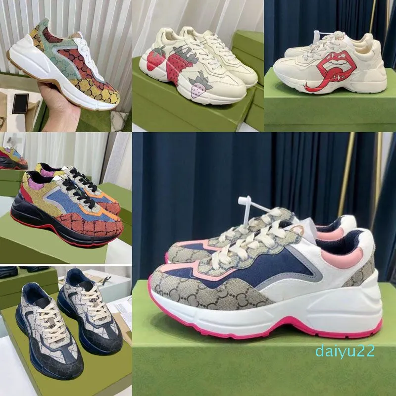 2022 nuove scarpe firmate di moda Scarpe da ginnastica Scarpe da ginnastica Designer Sneaker Scarpe da donna Scarpe vintage di lusso Beige Uomo Donna Taglia 35-46 Con la massima qualità