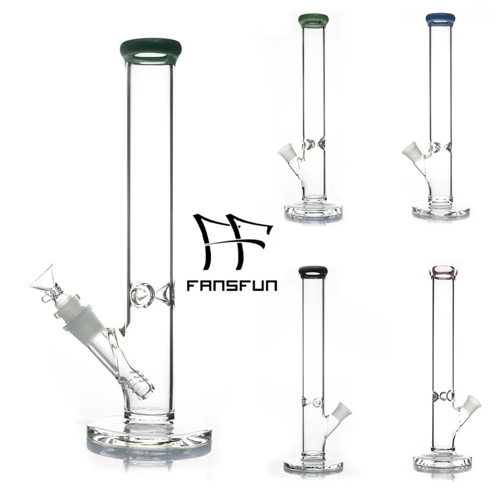 Bong in vetro da 12 pollici Pipa ad acqua Fumo con ciotola Downstem Dab Oil Rigs Giunto femminile 19MM Bubbler beaker Narghilè