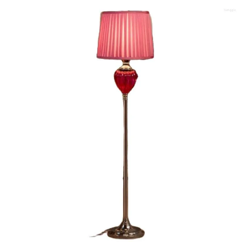 Lampadaires Rose Cristal Verre Mariage Lampe Salon Canapé Coin Chambre Décor Lecture H 158cm 1699