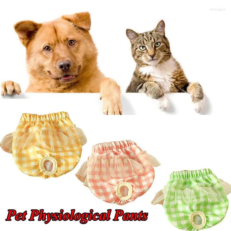 Dog Apparel Fashion Breathable Physiological Pants Soft Polyester Diaper Sanitary Shorts Panties Briefs Underwear Pet Diapers