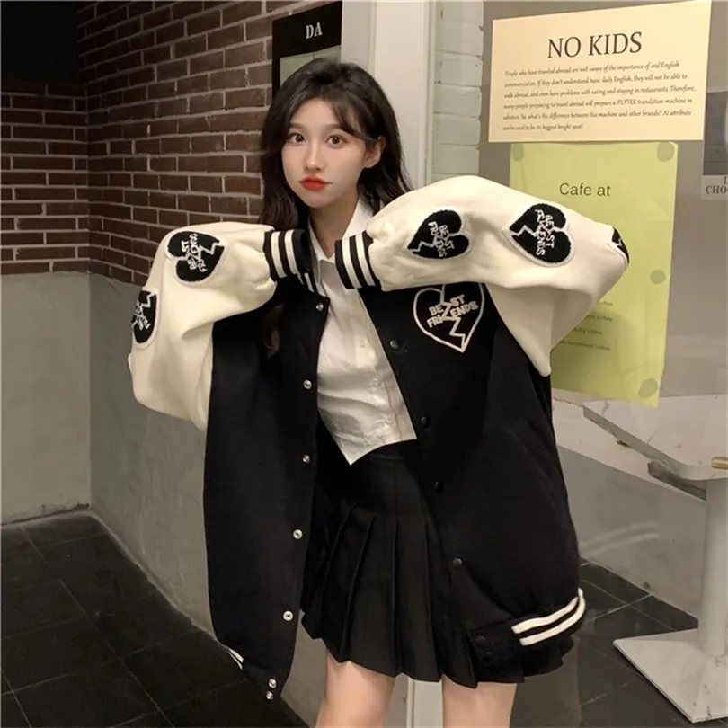 Chaquetas Para Mujer Ropa Harajuku Ropa Femenina Chaqueta Y2k Abrigos De Invierno Para Mujer Chaquetas Bomber De Gran Tamano Ropa Coreana Otono Invierno 221011 De 14 67 DHgate