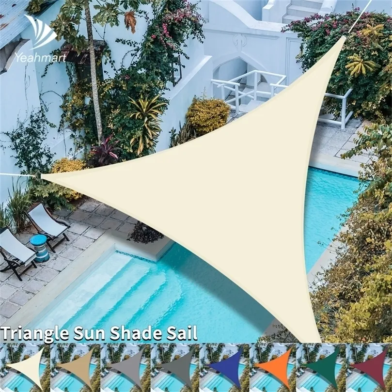 Shade Triangle Sun Shade Sail Canopy Awning Shelter Fabric Cloth