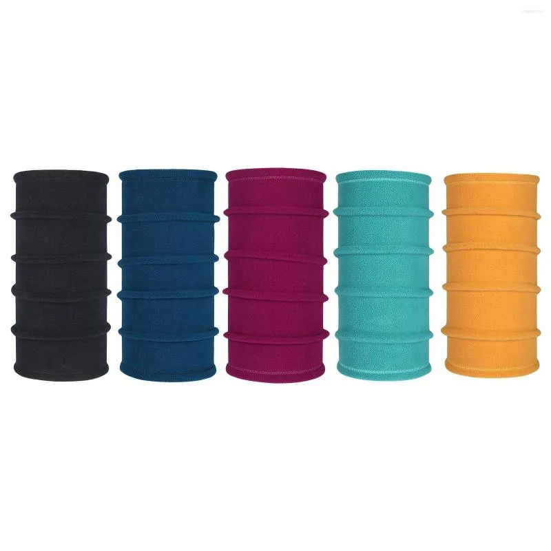 Bandanas avec Tube de cou doux, foulards thermiques coupe-vent pour temps froid, épais, chauffant pour la course, le cyclisme, la moto et le Ski