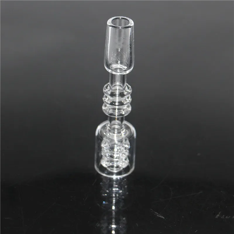 Pointe d'ongle en quartz pour fumer kit collecteur de nectar Dab rigs bangs en verre Pipe à eau Bubble