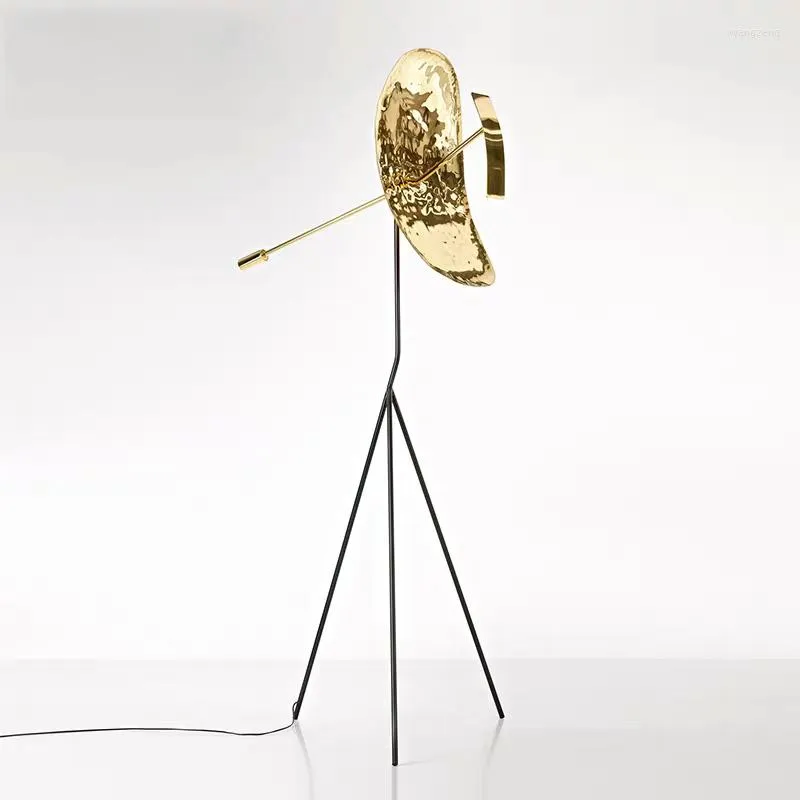 Modern Gold Metal LED Floor Lamps Dunnes Stores For Home Decor Perfect