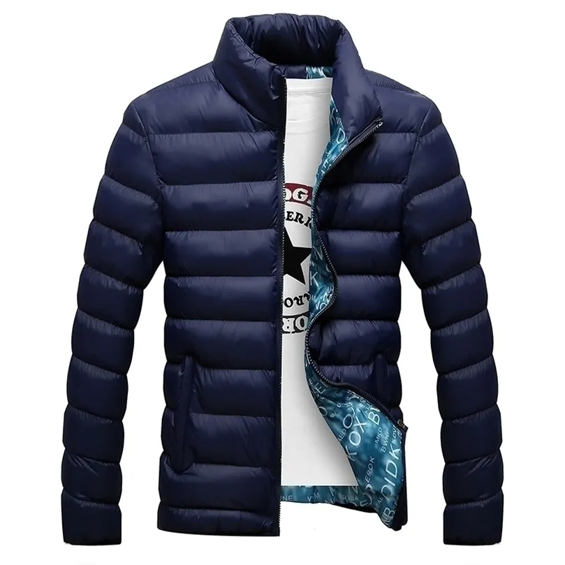 Piumino da uomo Parka Giacca invernale da uomo Colletto alla moda da uomo Parka maschile Giubbotto da uomo solido e spesso Giacche e cappotti Uomo Parka invernale M6XL 221010